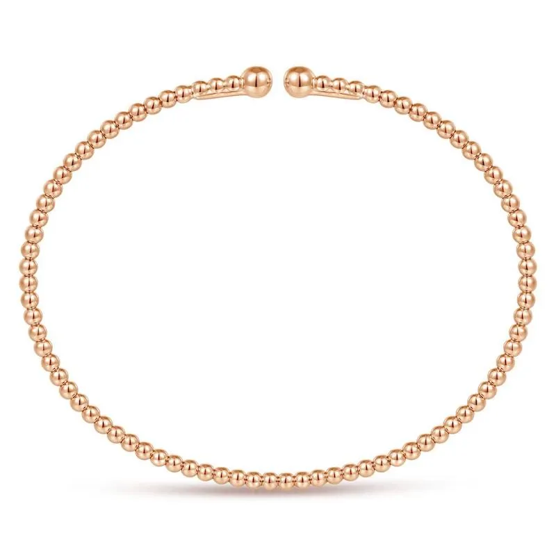 Gabriel & Co. 14k Rose Gold Bujukan Bangle Bracelet