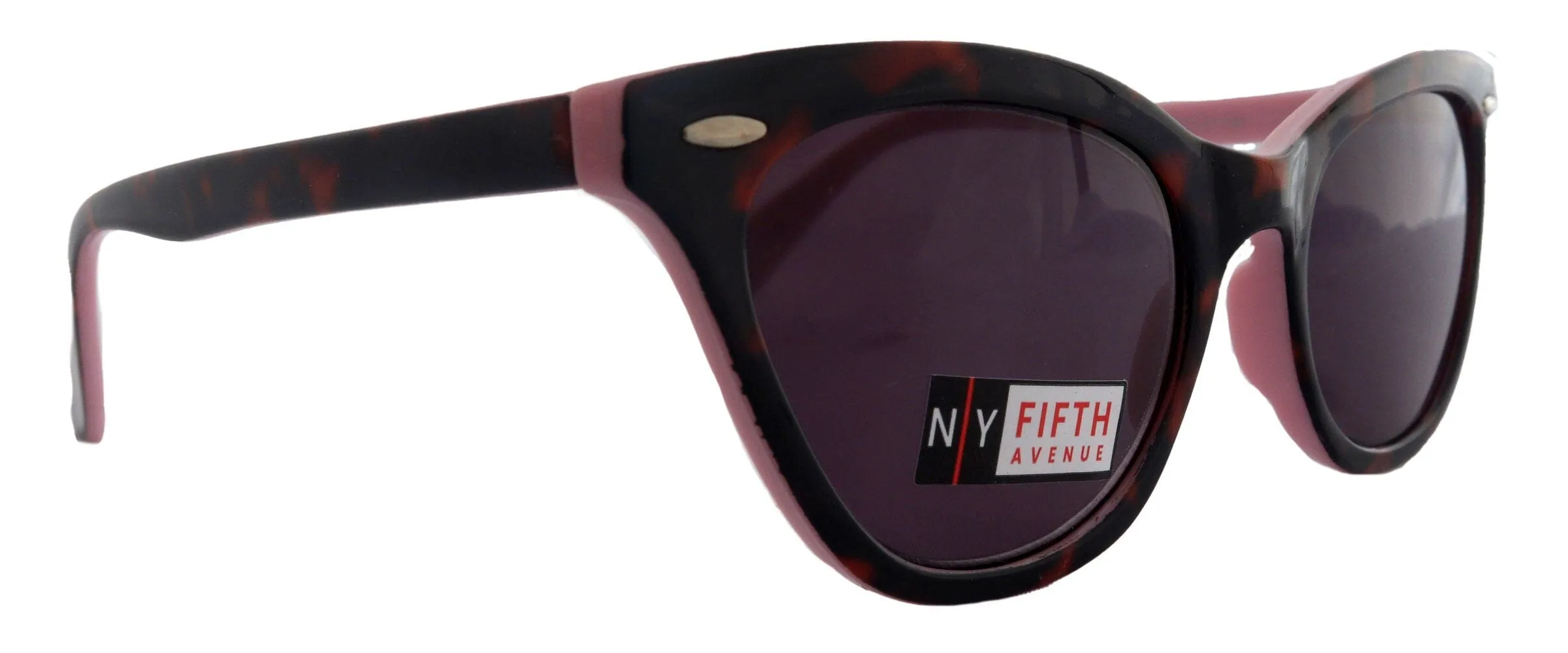 Gatsby, High-End Line Bifocal (Clear On Top) Reading Sunglasses for Women OR Non-Bifocal Readers Sunglasses (Pink Tortoiseshell) NY Fifth Avenue