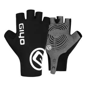 GIYO Outdoor Half-Finger Gloves Mountain Road Bike Cycling Gloves, Size: S(Black)