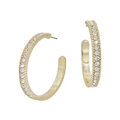 Gold Dressy Bling Earrings