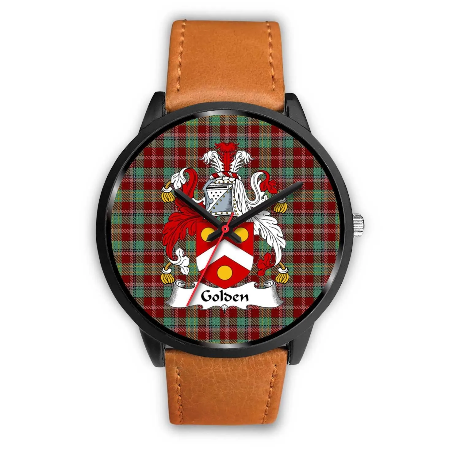 Golden Clan Badge Tartan Black Watch