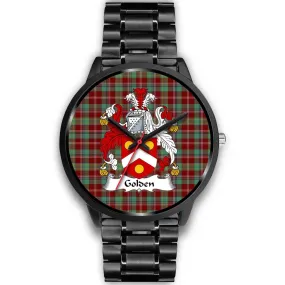 Golden Clan Badge Tartan Black Watch