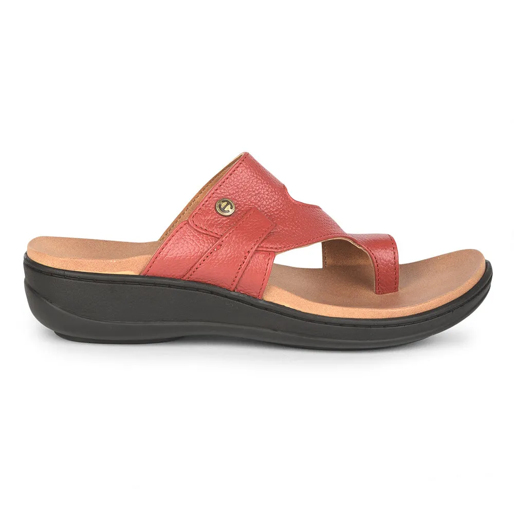 Healers Casual (Red) Thongs For Women LYRA-01 By Liberty