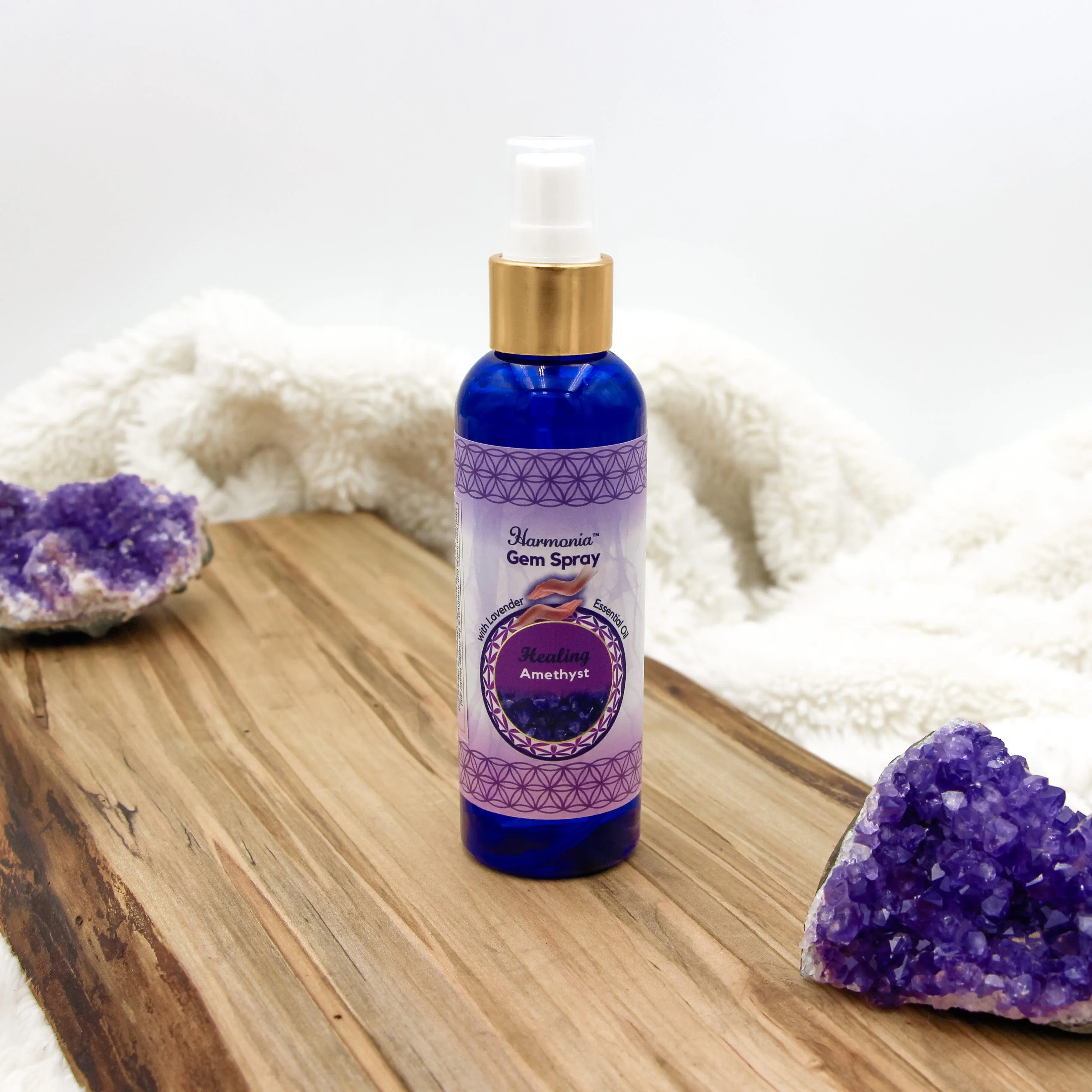 Healing Amethyst Lavender Crystal Wellness Spray for Guidance