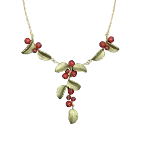 Holly Red Jade 16" Necklace