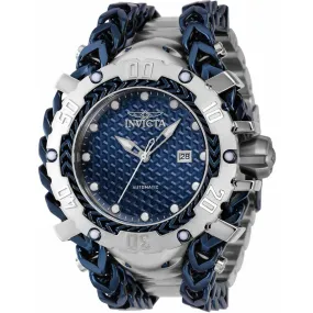 Invicta Men's Automatic Watch - Gladiator Blue Dial Two Tone Steel Bracelet | 36882