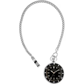 Invicta Men's Japanese Quartz Pocket Watch - Vintage Rotating Bezel Black Dial | 34400