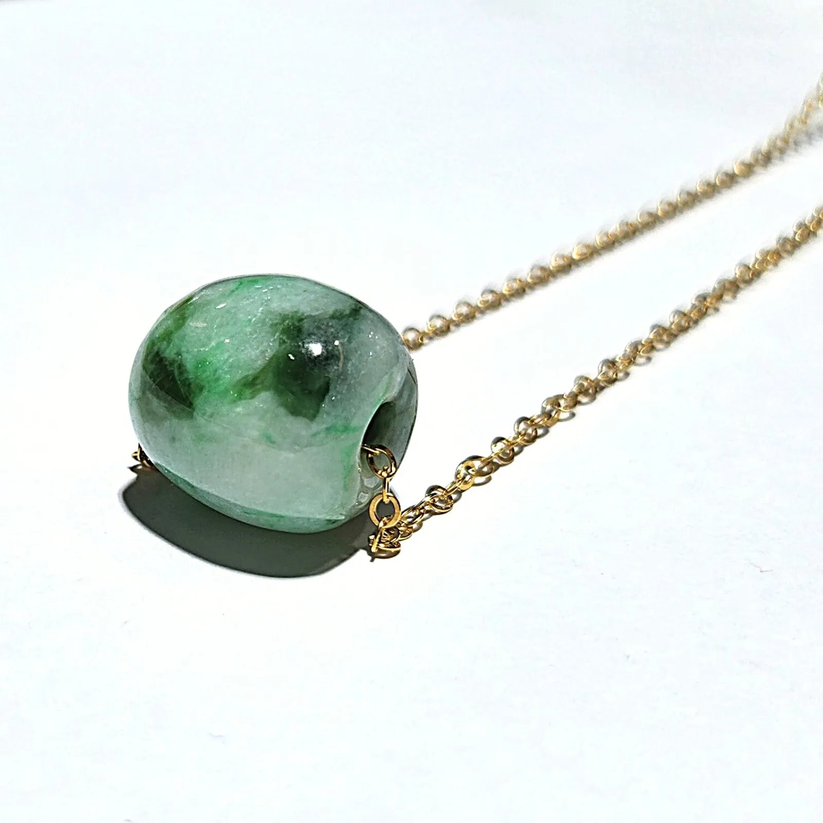 Jade Barrel (Lu Lu Tong) Necklace