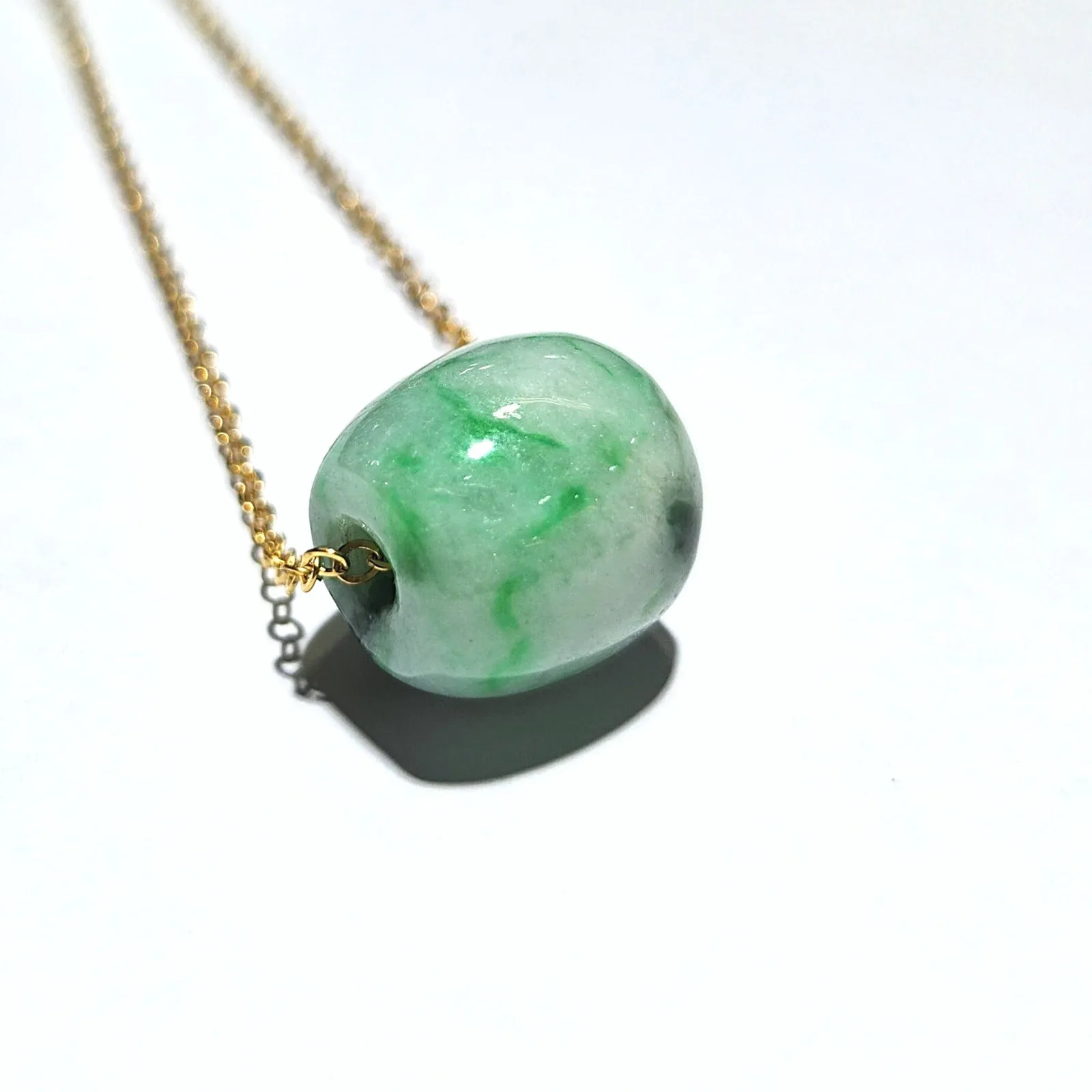 Jade Barrel (Lu Lu Tong) Necklace