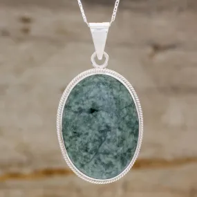 Jade pendant necklace - Green Mystique | NOVICA