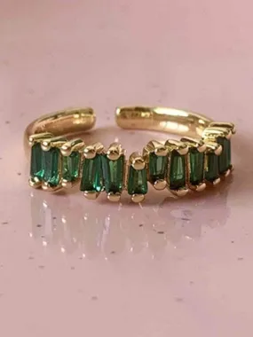 Jade Sparkle Ring