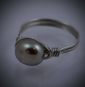 lavender pearl ring