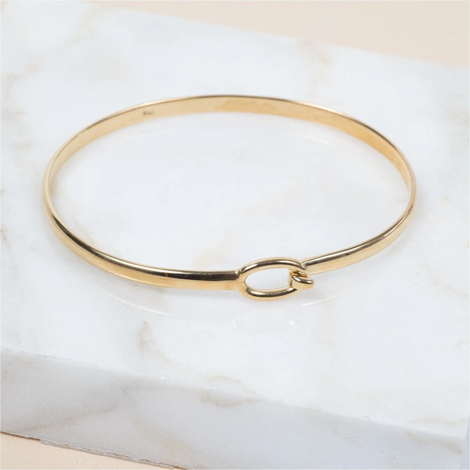 Ledbury Gold Vermeil Hook Bangle