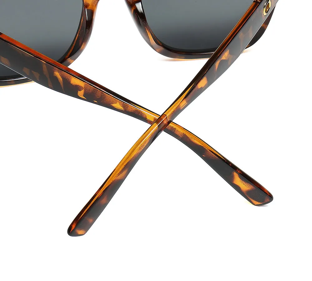 Leopard Pattern Polarised Sunglasses