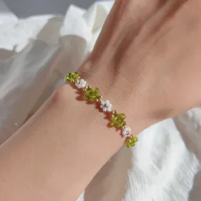 Lime Crystal Bracelet