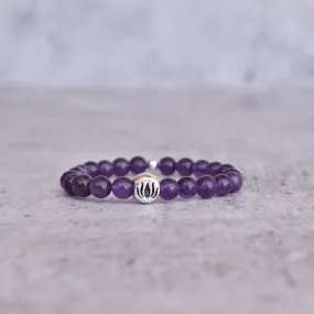 Lotus Bloom - Amethyst Bracelets