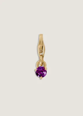 Ma-eum Birthstone Charm Amethyst