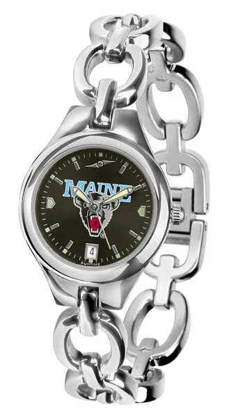 Maine Black Bears Eclipse Ladies Watch - AnoChrome