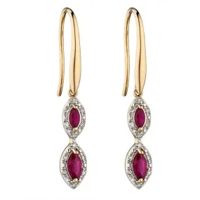 Marquise 2 Tier Earrings GE2283R