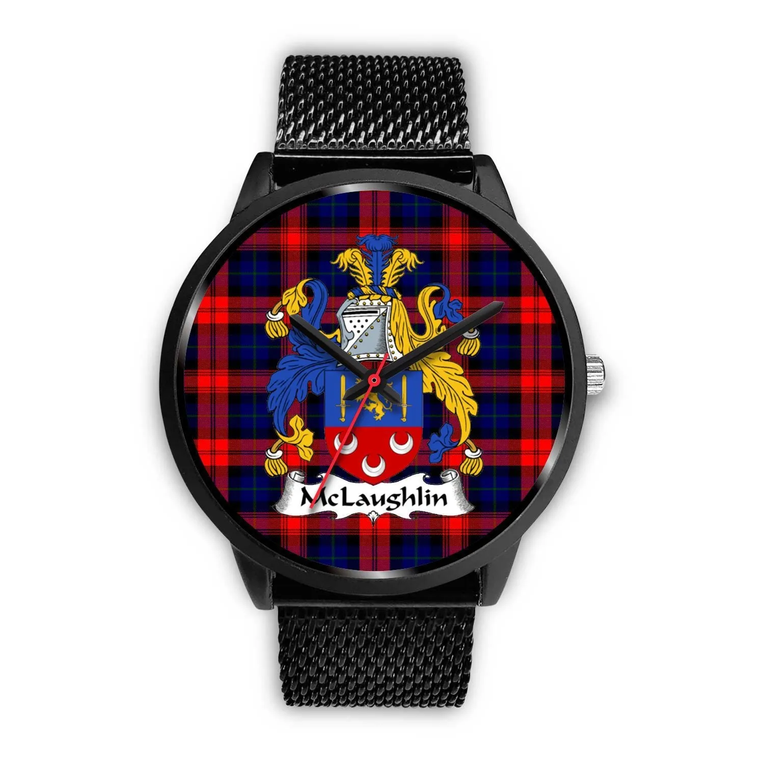 McLaughlin Clan Badge Tartan Black Watch