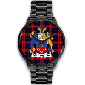 McLaughlin Clan Badge Tartan Black Watch