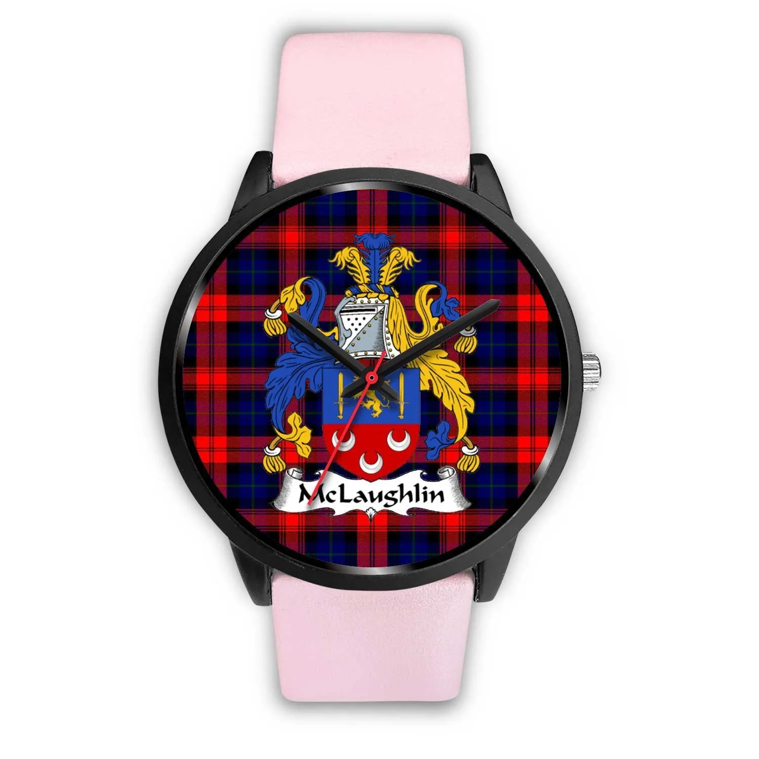 McLaughlin Clan Badge Tartan Black Watch