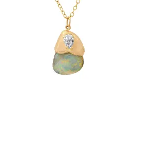 Melted Opal Necklace