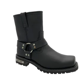 Men's 7" Side Zipper Harness Boot - 1436