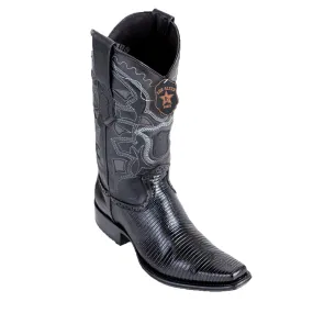 Men's Los Altos Ring Lizard European Square Toe Boots 7606