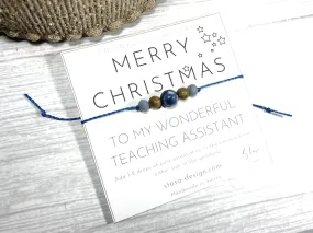 Merry Christmas Teaching Assistant Card