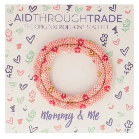 Mommy & Me Roll-On® Bracelets <br> Flower Power