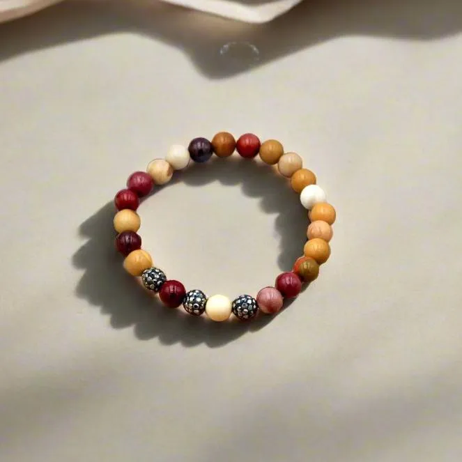 Mookaite Jasper Bracelet – Confidence and Calmness in Every Bead