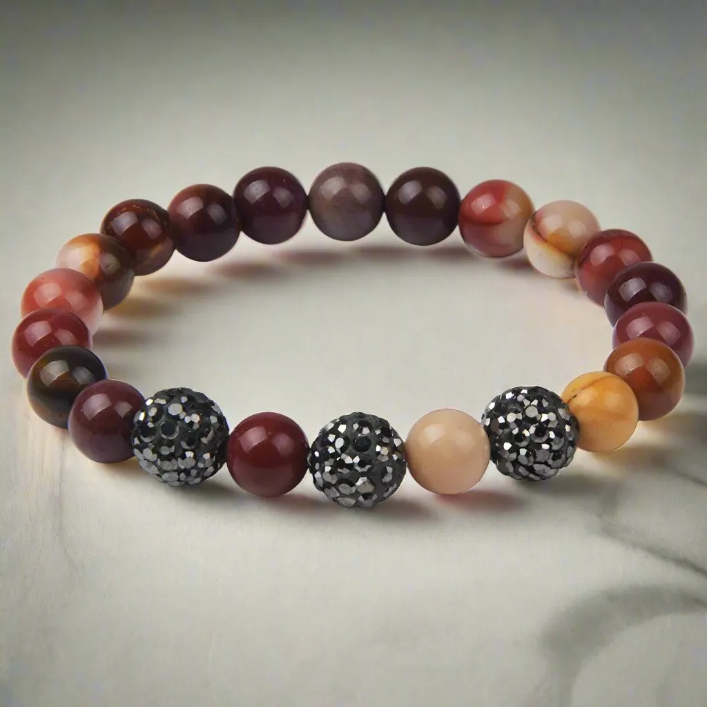 Mookaite Jasper Bracelet – Confidence and Calmness in Every Bead