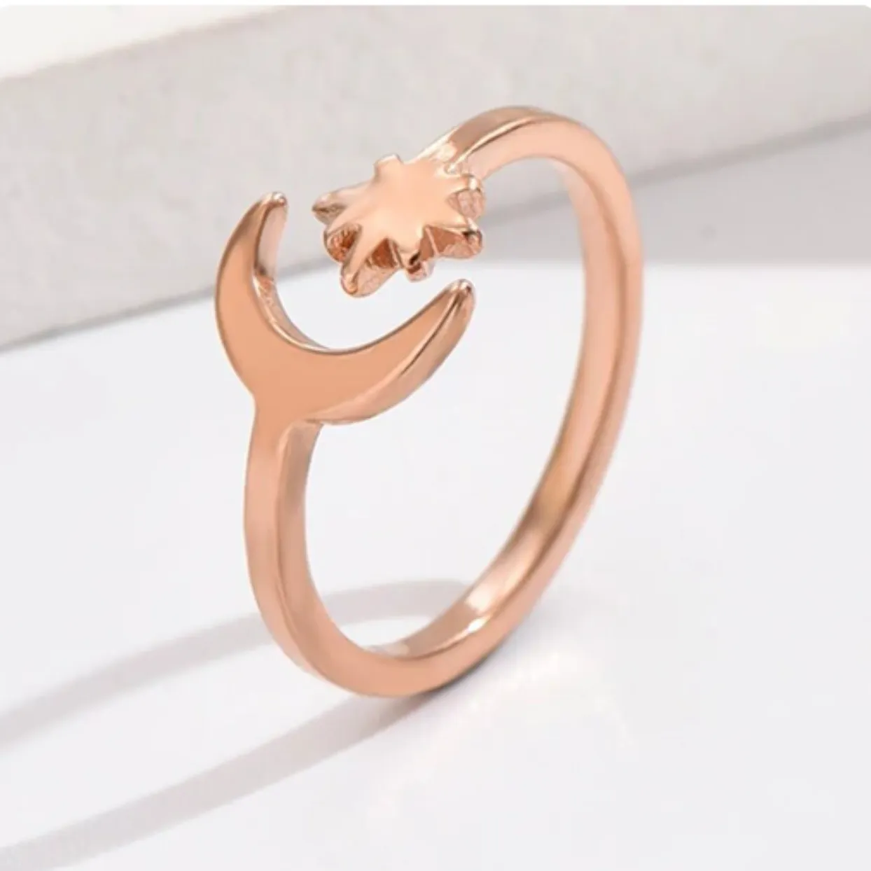 MOON & STARS  - ROSE GOLD / GOLD & SILVER WATERPROOF TOE RINGS