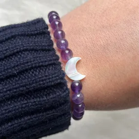 Moon Energy Bracelet - Amethyst