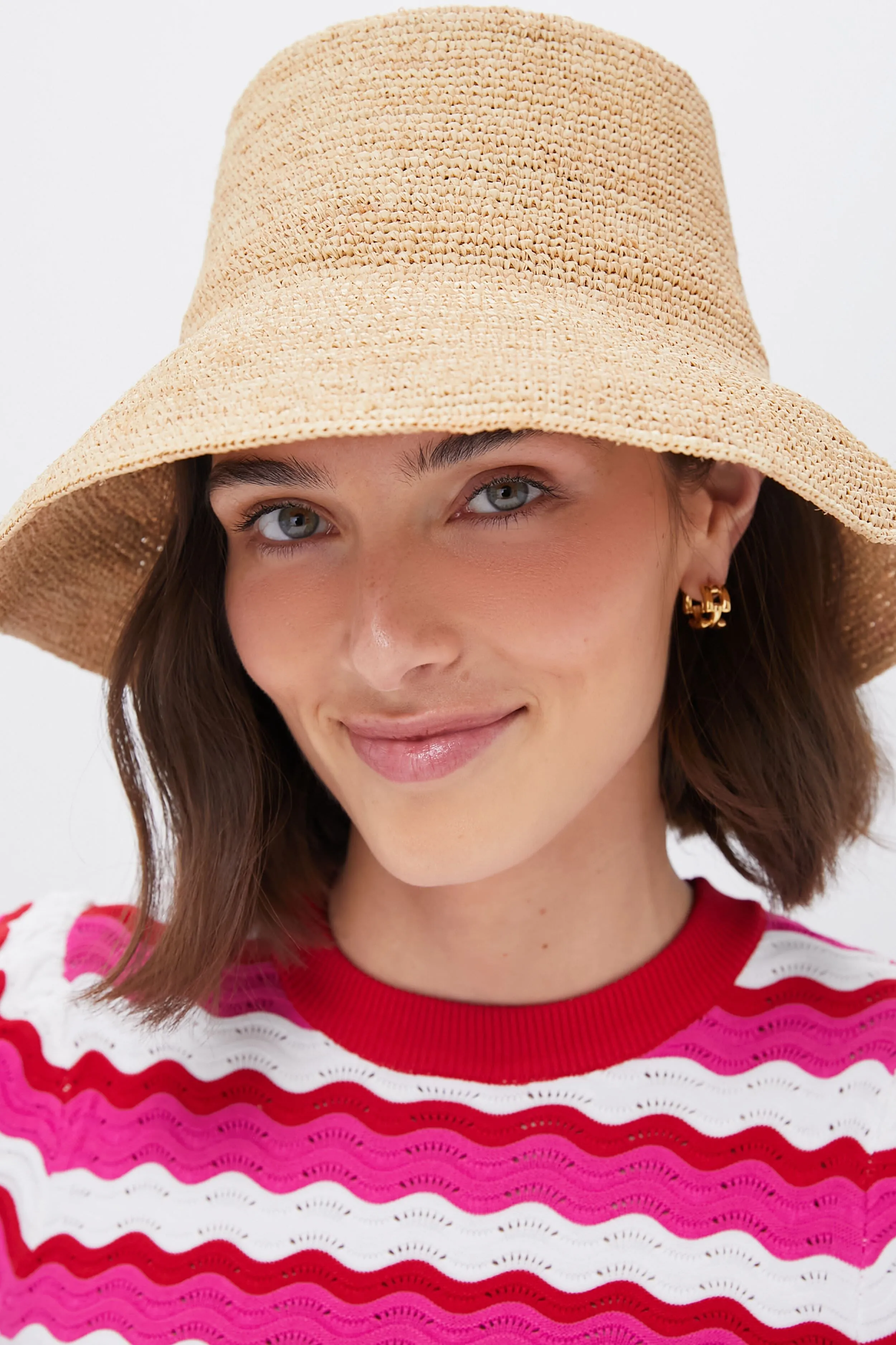 Natural Chic Crochet Bucket Hat