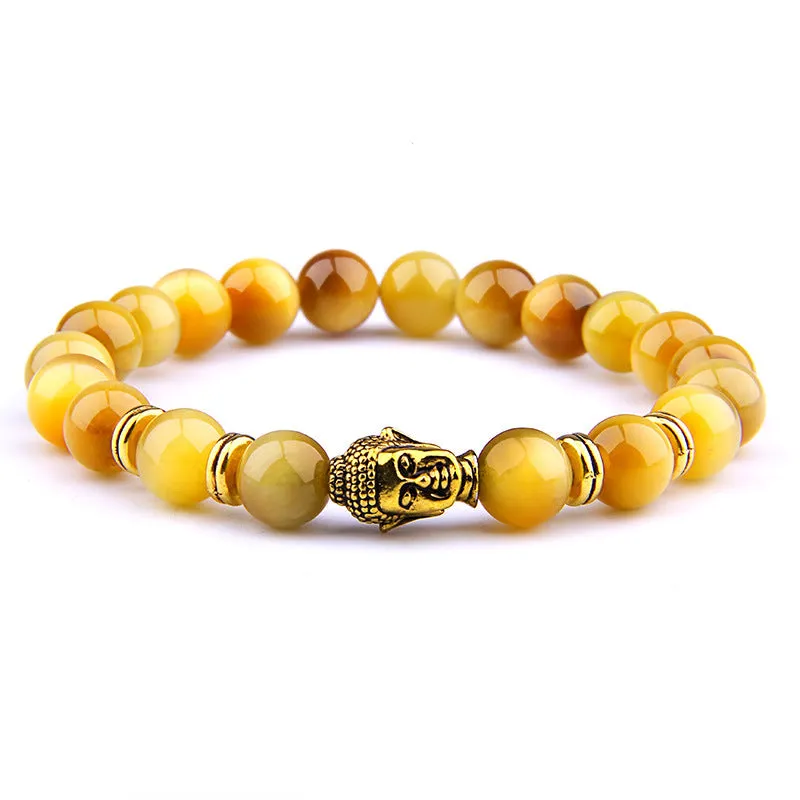 Natural Vintage  Red Tiger Eye Bracelet for Men