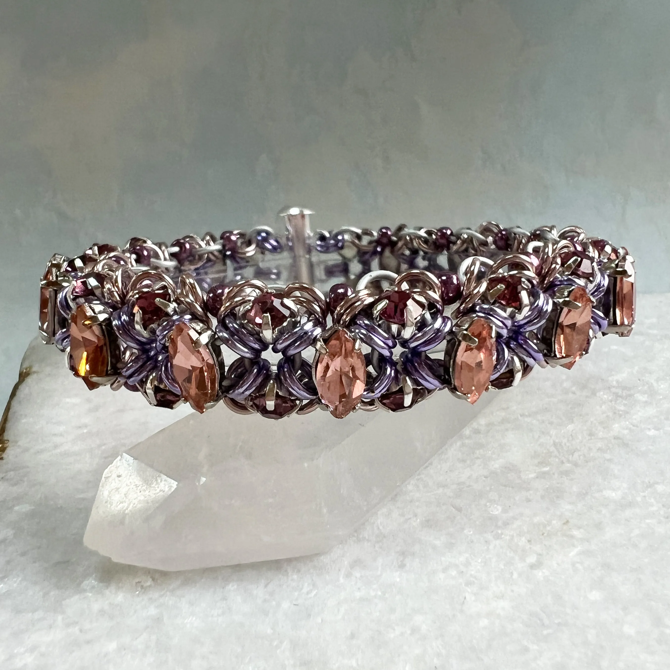 Navette Empress Bracelet Kit with Video Class - Sugarplum II