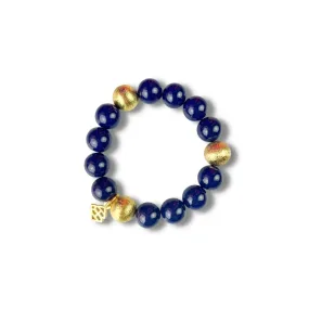 Navy Beaded Brianna Bracelet