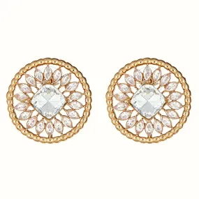 Neema Stud Earrings in Clear