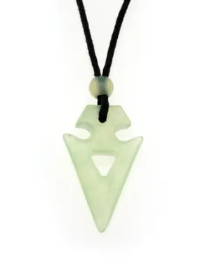 New Jade Tribal Arrow Pendant