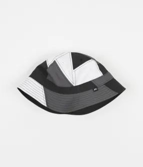 Nike SB Mosaic Bucket Hat - Black / White / Dark Grey