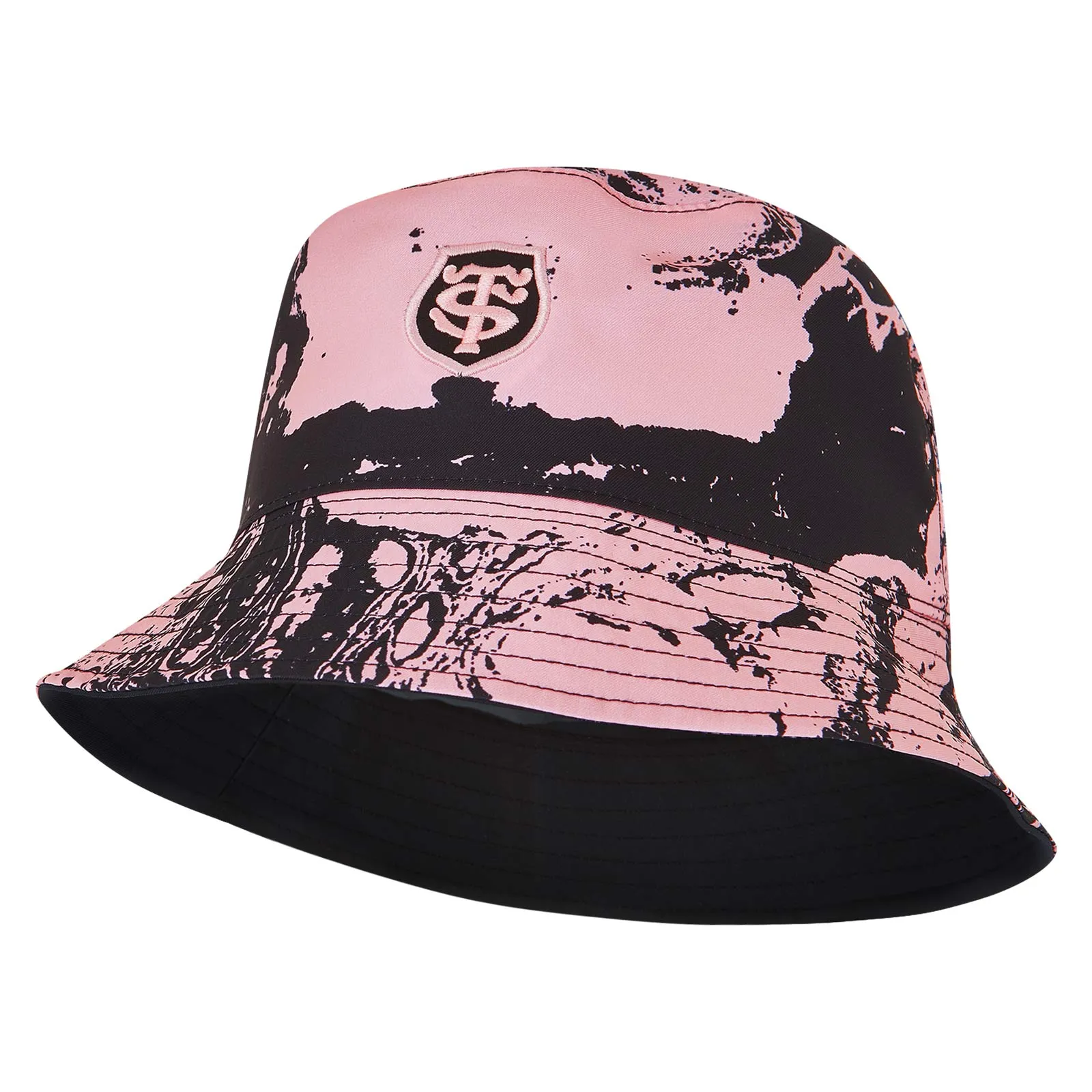 Nike Toulouse 2024 Reverse Bucket Hat Black / Pink Print