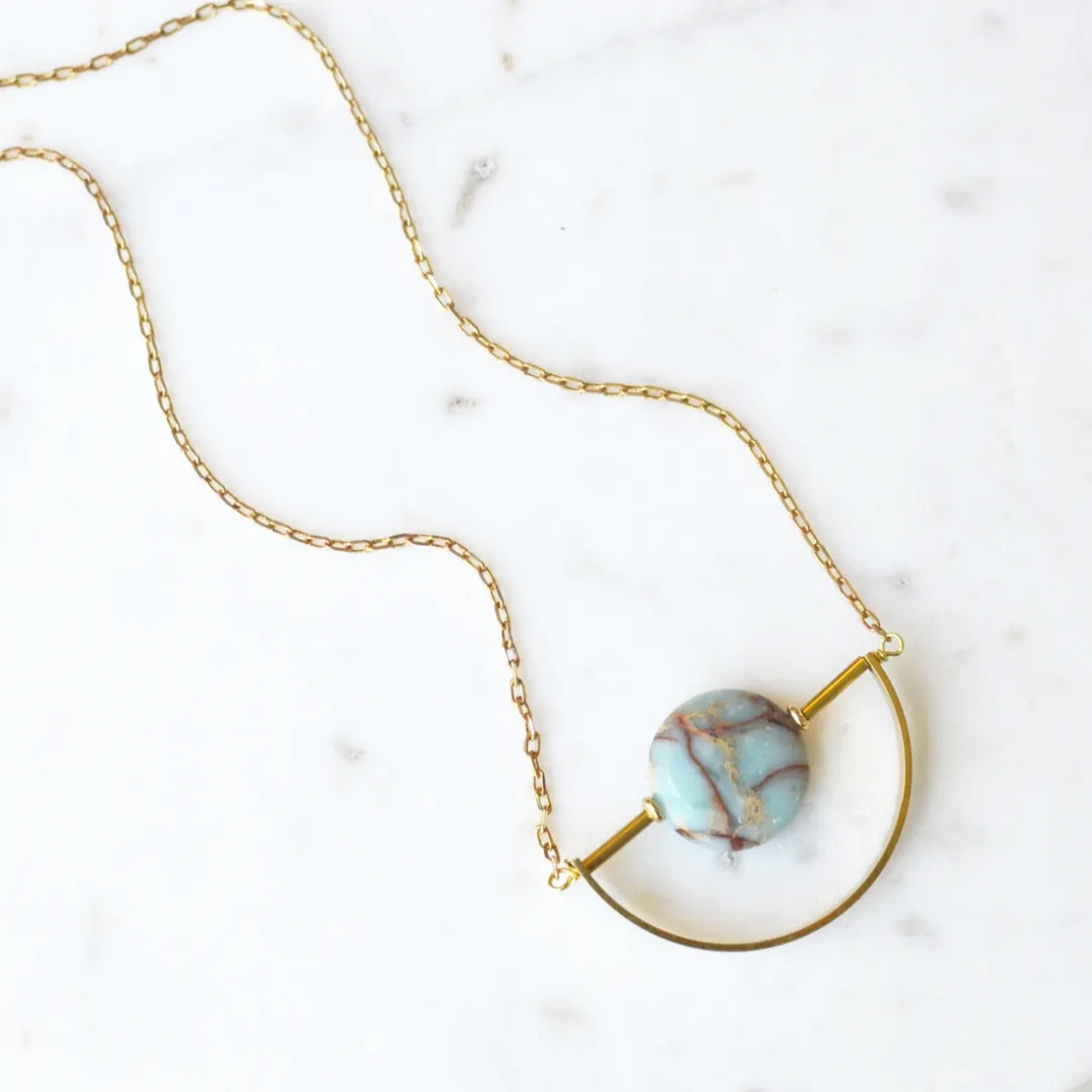 Nova African Opal Jasper Necklace