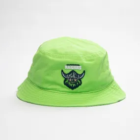 NRL Twill Bucket Hat - Canberra Raiders - Green Machine Envy - Adult Size