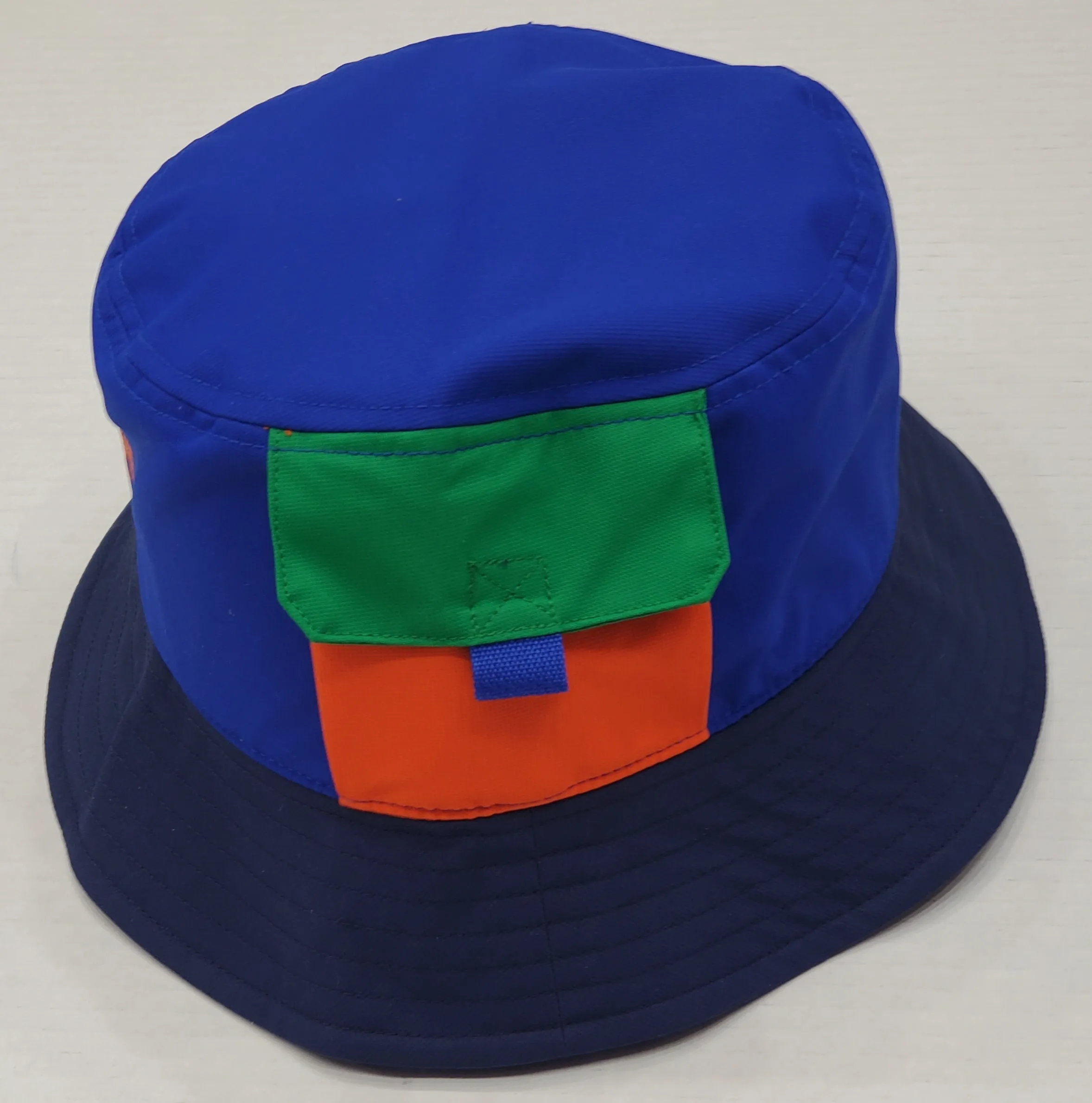 Nwt Polo Ralph Lauren Color Block Pocket Hat