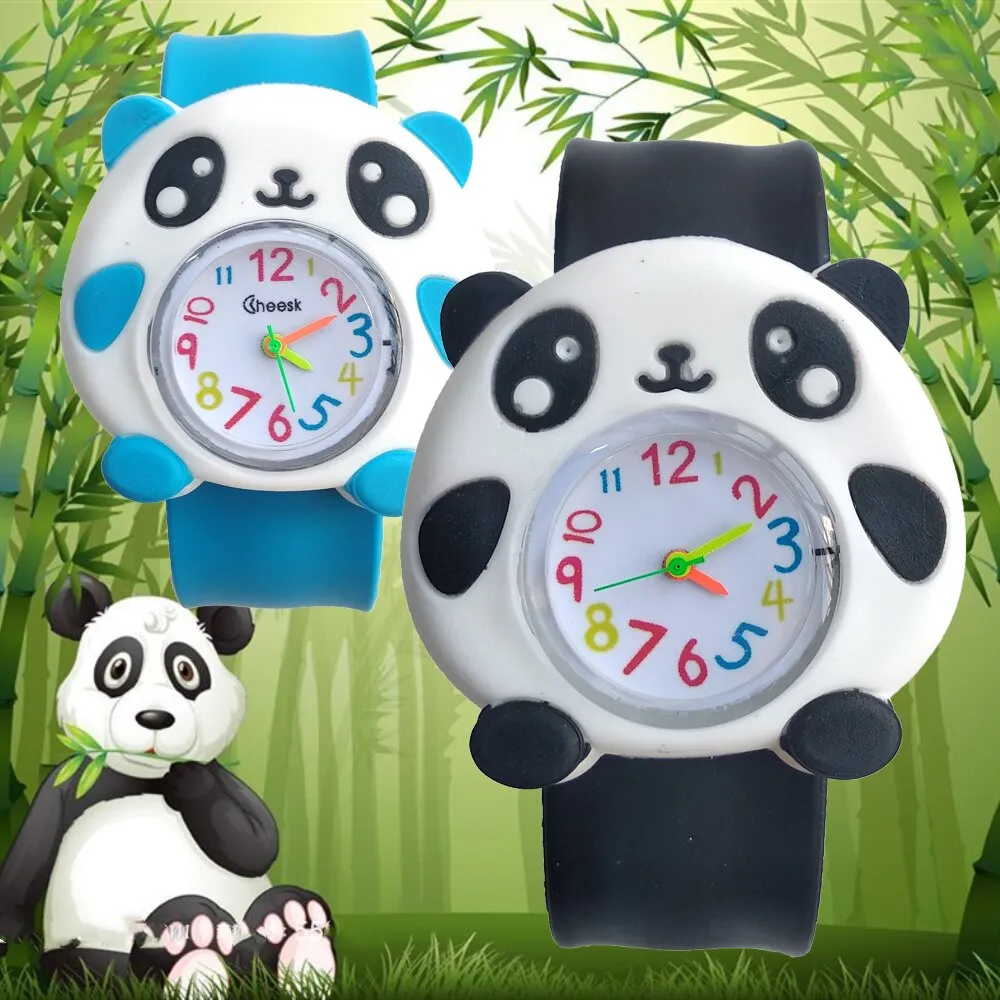 Panda bamboo watch