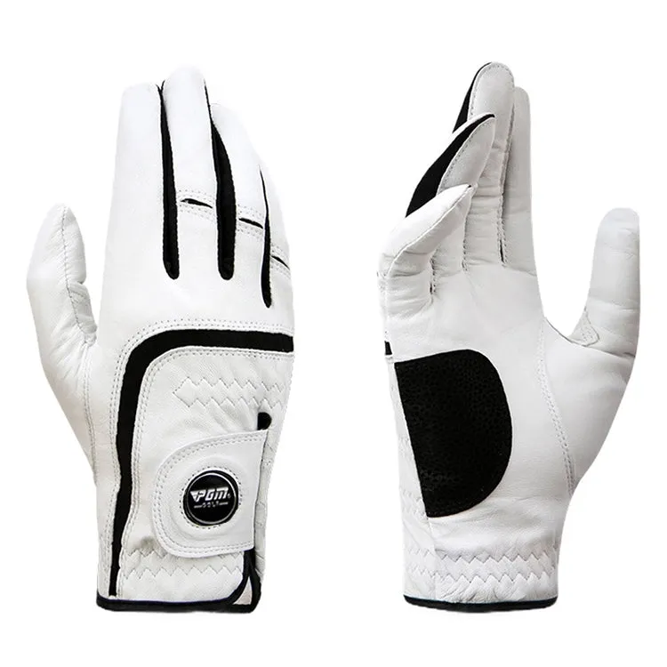 PGM Golf Sheepskin Breathable Non-slip Single Gloves for Men