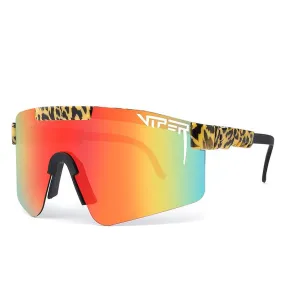 Pit Viper Polarized Sunglasses - C18 Leopard/Red Revo