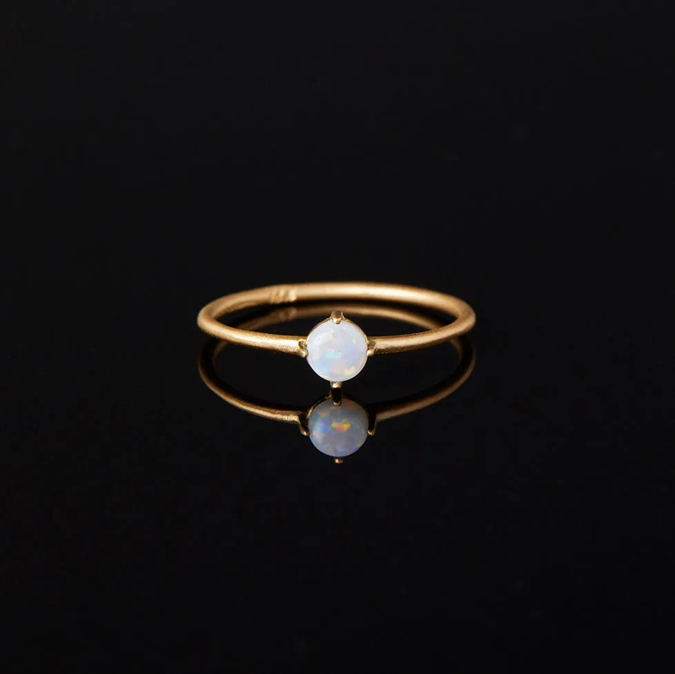 R11601OP | Australian White Opal Wisp Ring